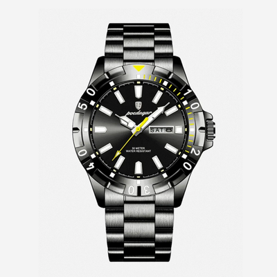 Maverick | Sporty Rotating Bezel Stainless Steel Watch
