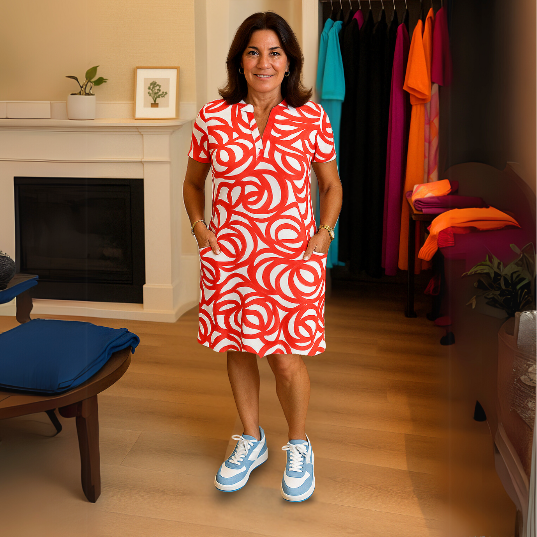 Monique - Printed Dress