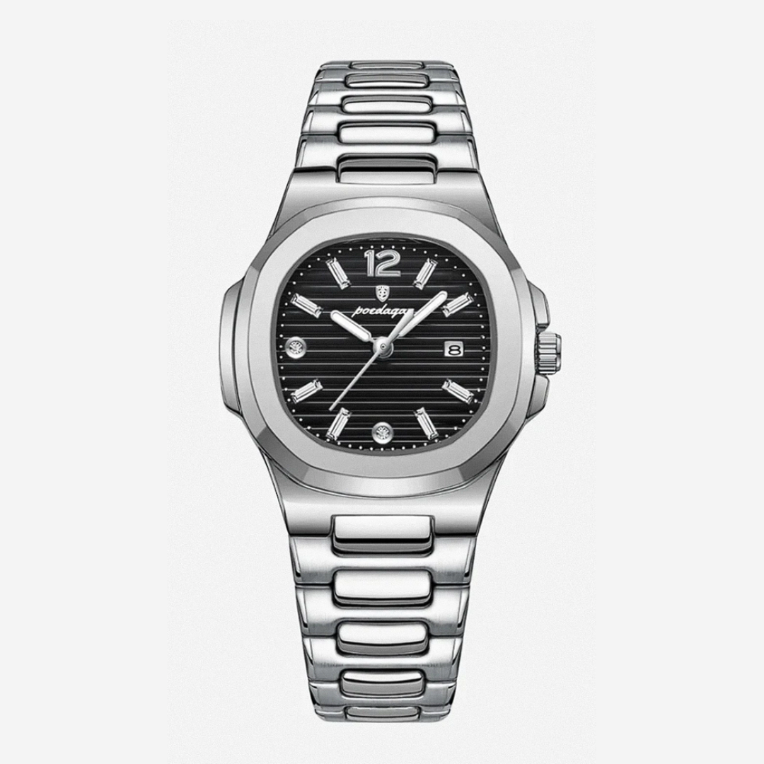 Evan | Refined Dial Detailing Sleek Integrated Steel Design Watch