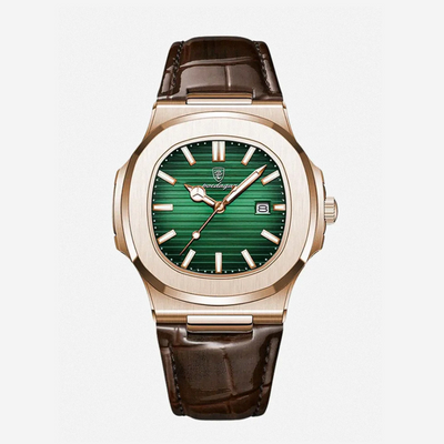 Elias | Sleek Dial Paired with a Classic Leather