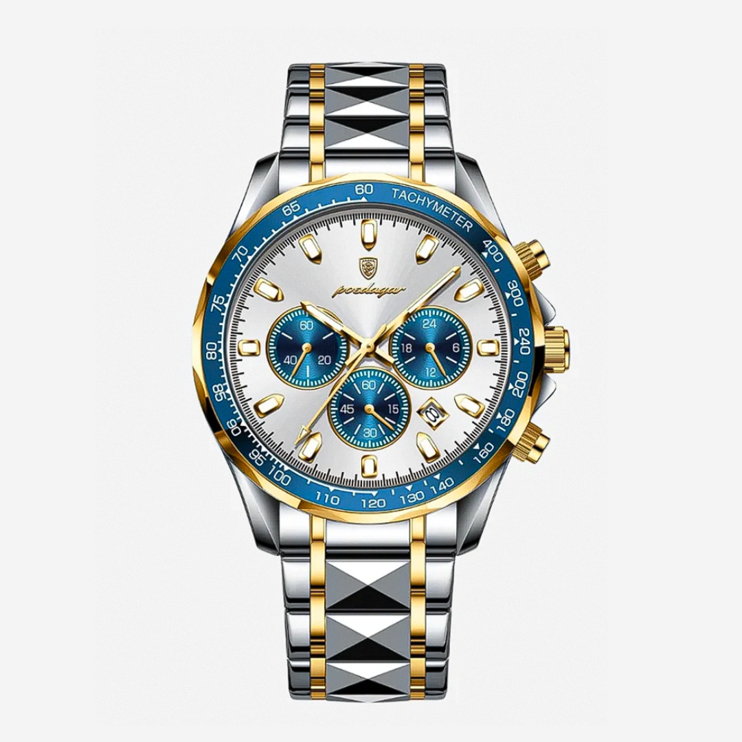 Zane | Sleek Sports Dial Statement Chrono Watch