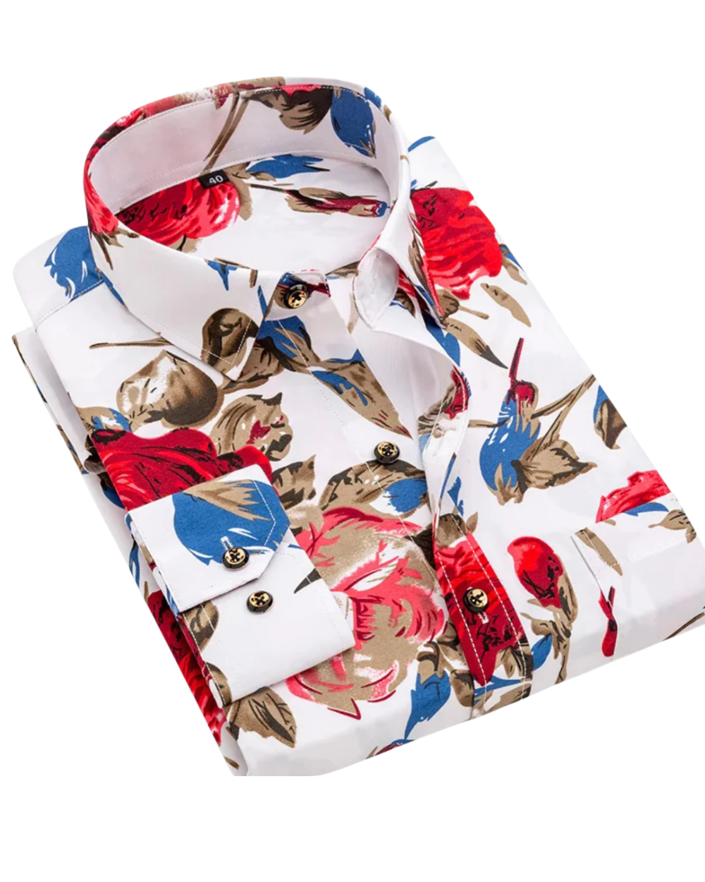 Maravello – Men’s Statement Print Shirt