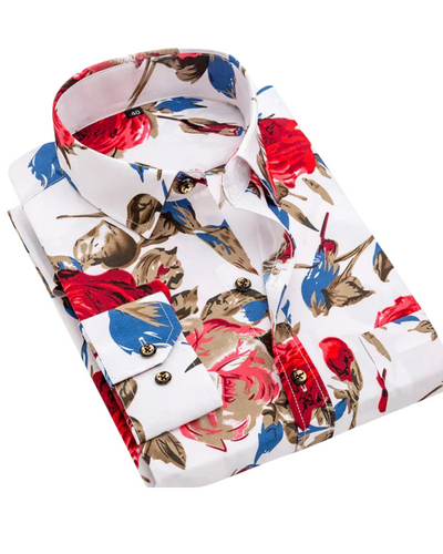Maravello – Men’s Statement Print Shirt