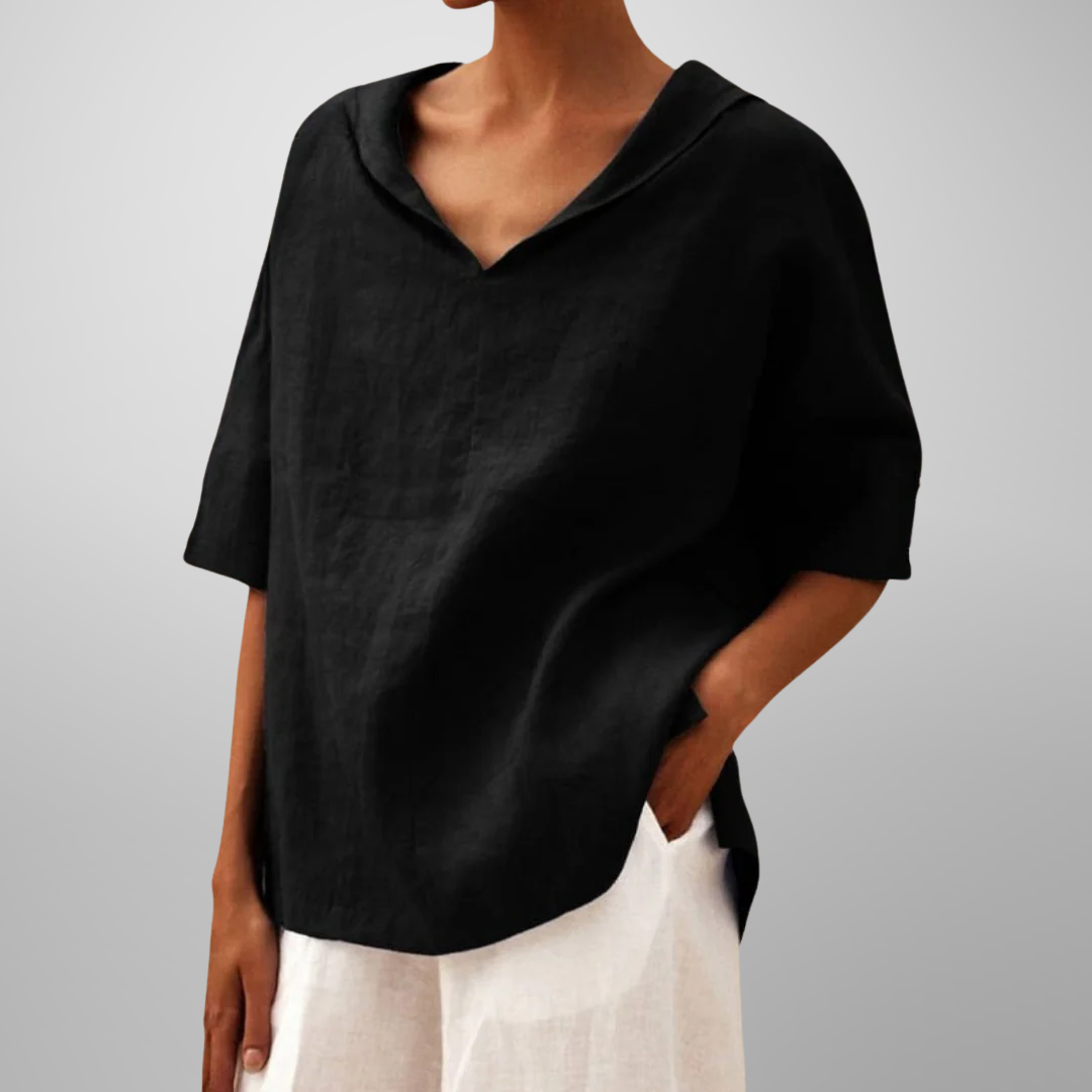 Mia™ | Cotton Loose-Fitting Blouse