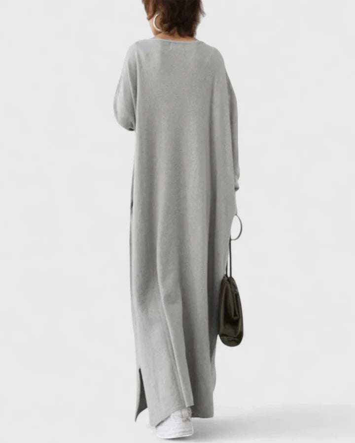 Olivyra | Comfortable V-Neck Dress