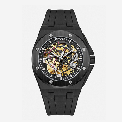 Zayden | Sporty Modern Eye-Catching Skeleton Watch