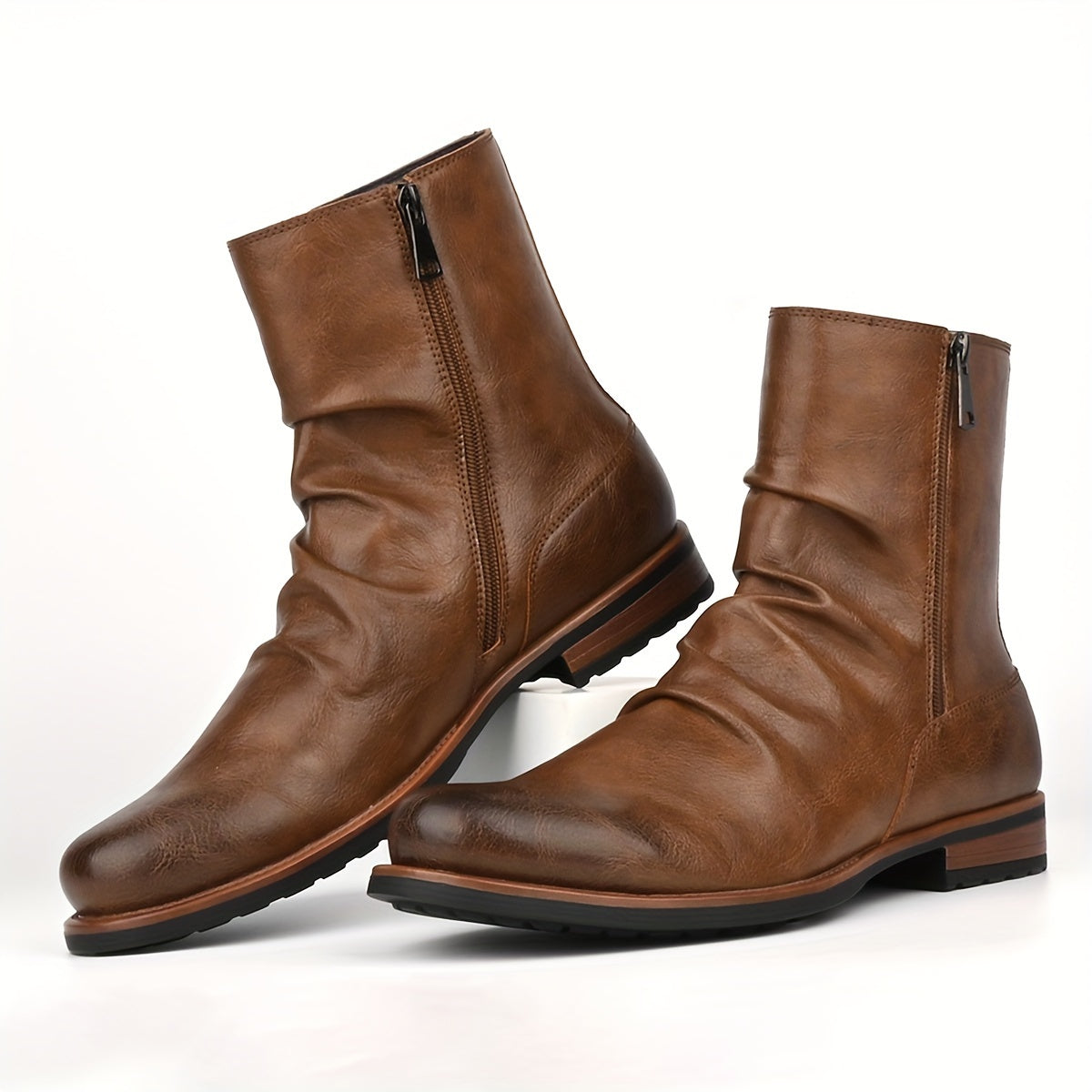 Julien Perrotin Leather Ankle Boots