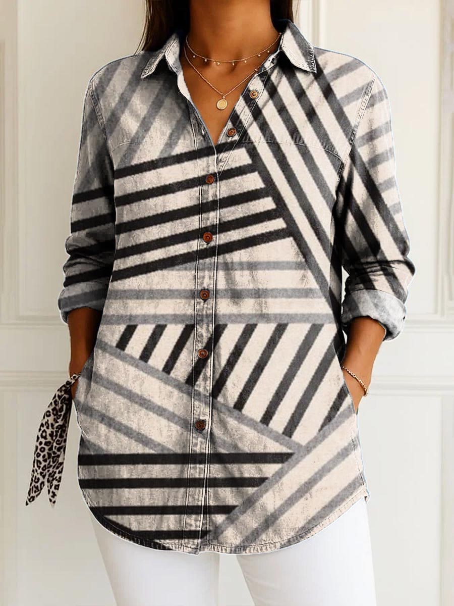 Freya |  Abstract Art Printed Shirt