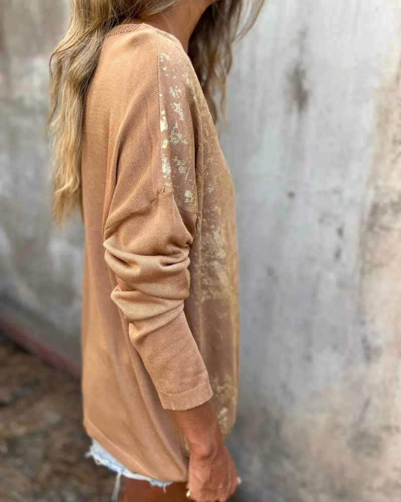 NORTHLINE STUDIO | METALLIC SPLASH SWEATER