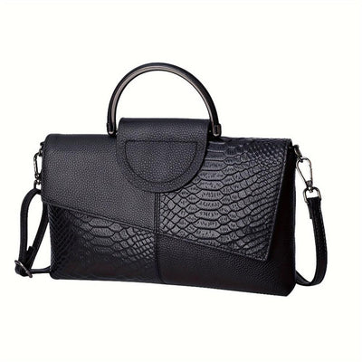 Celeste | Luxury Handbag with Crocodile Pattern
