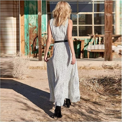 Kaeli™ - BOHO DOT DRESS WITH A FLOWY SILHOUETTE
