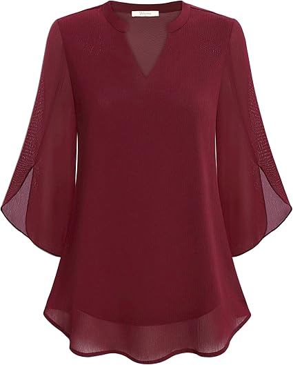 PETRA | CHIFFON A-LINE BLOUSE