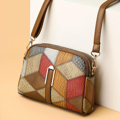 Luna | Mini Crossbody Bag in Patchwork Design
