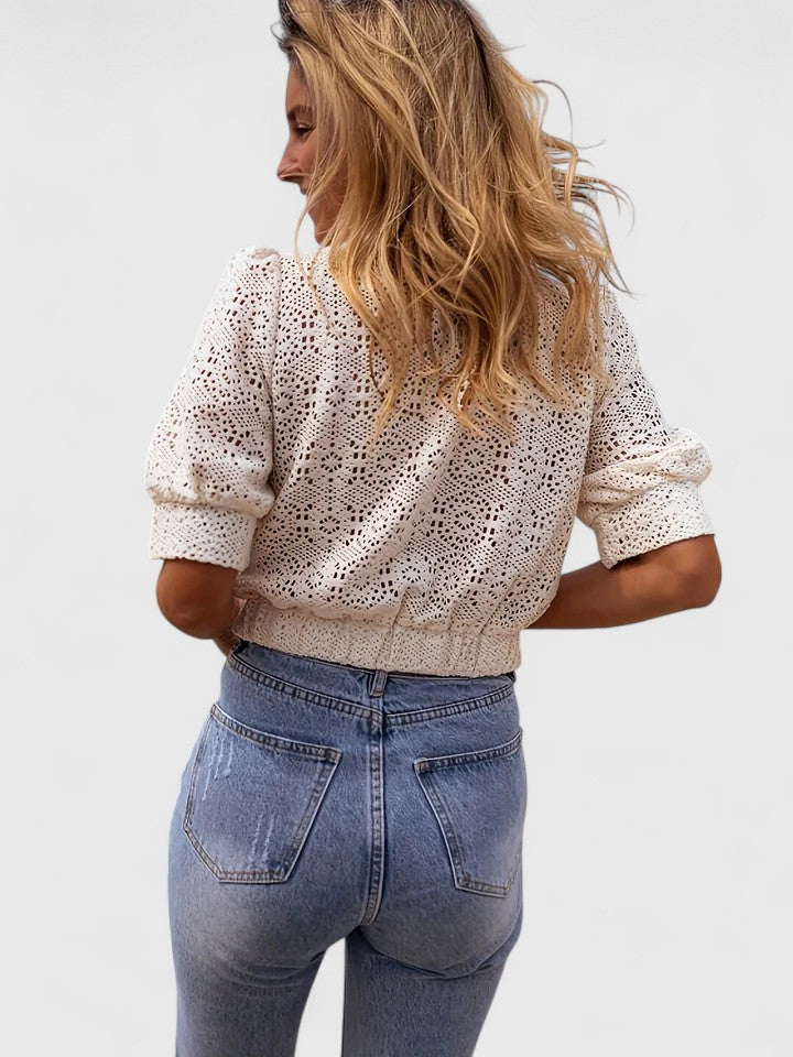 Katerina™ | Elegant V-Neck Blouse