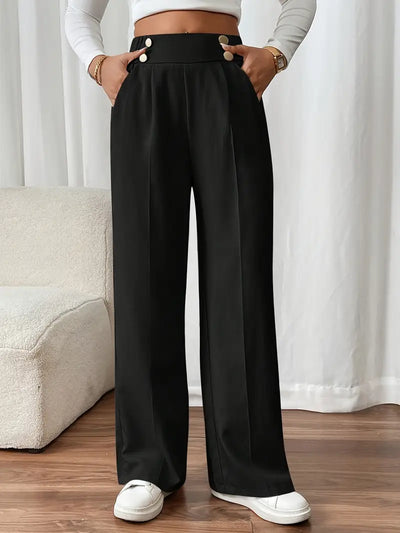 Presley | Comfortable Wide Leg Pant With Pockets