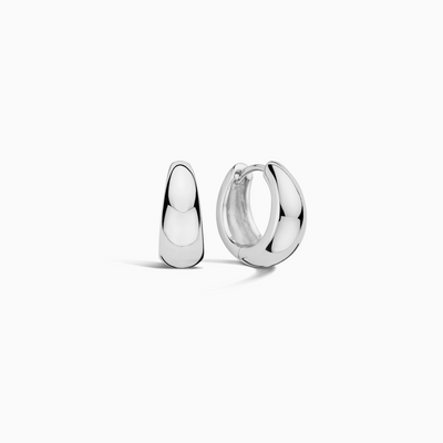 Rue Hoops | White Gold 18k