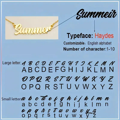 Elegant Custom Name Necklace