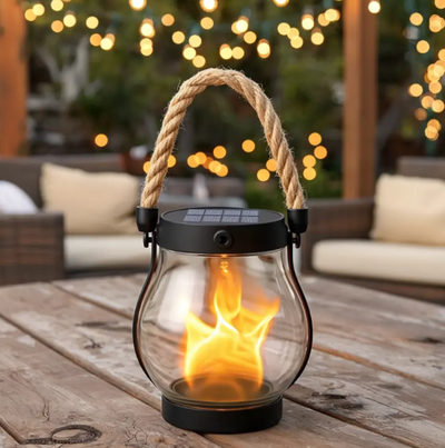 LumaFlick™ Solar Flame Lantern — Transform Your Nights with Cozy, Captivating Glow That Lasts All Evening