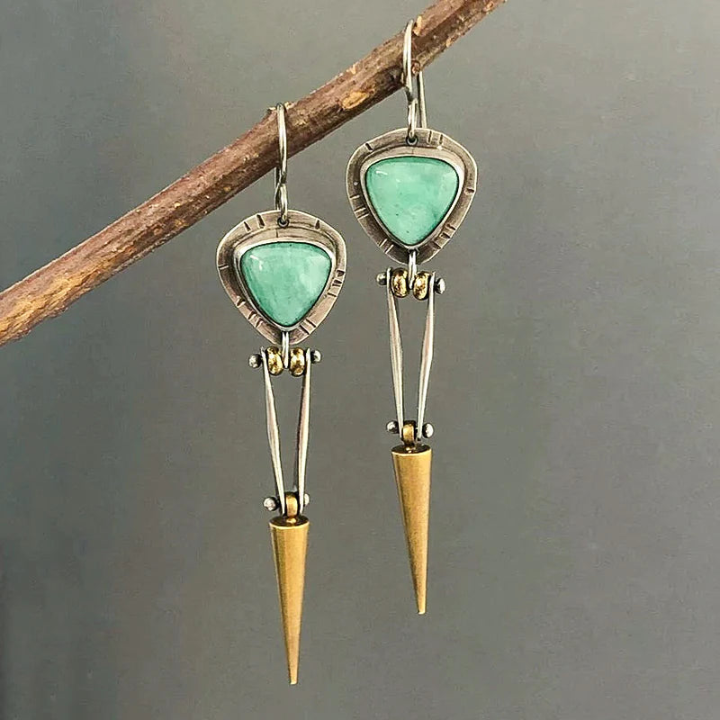 Boho Resin Stone Earrings