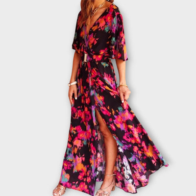 Sabine | Flowing Maxi Wrap Dress