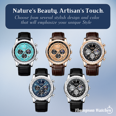 Leo | Elegant Chronograph Moon Phase Watch