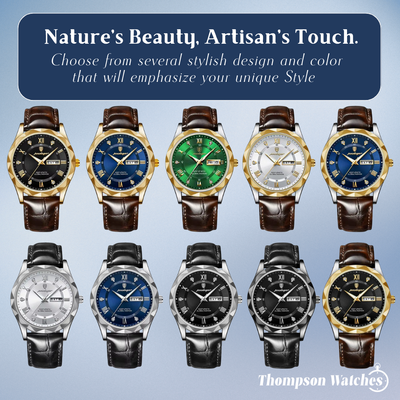 Brody | Elegant Leather Strap Quartz Watch