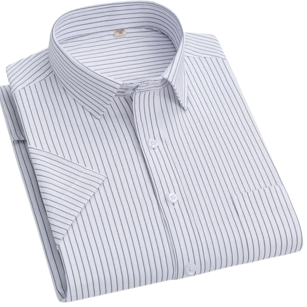 Stravero – Men’s Classic Striped Dress Shirt