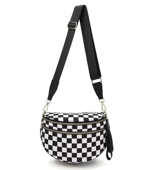 Elsie - Checkered Bum Bag