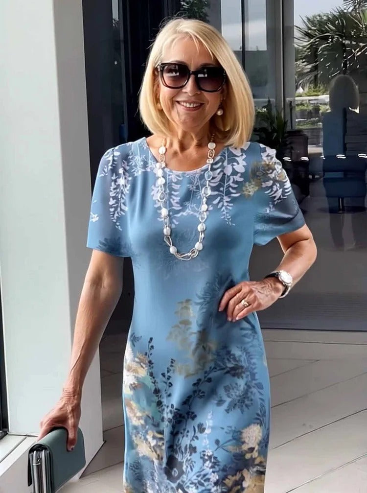 CATHERINE | RELAXED FLORAL SHIFT DRESS