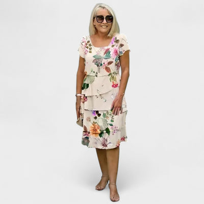 ELIZABETH | FLORAL TIERED DRESS