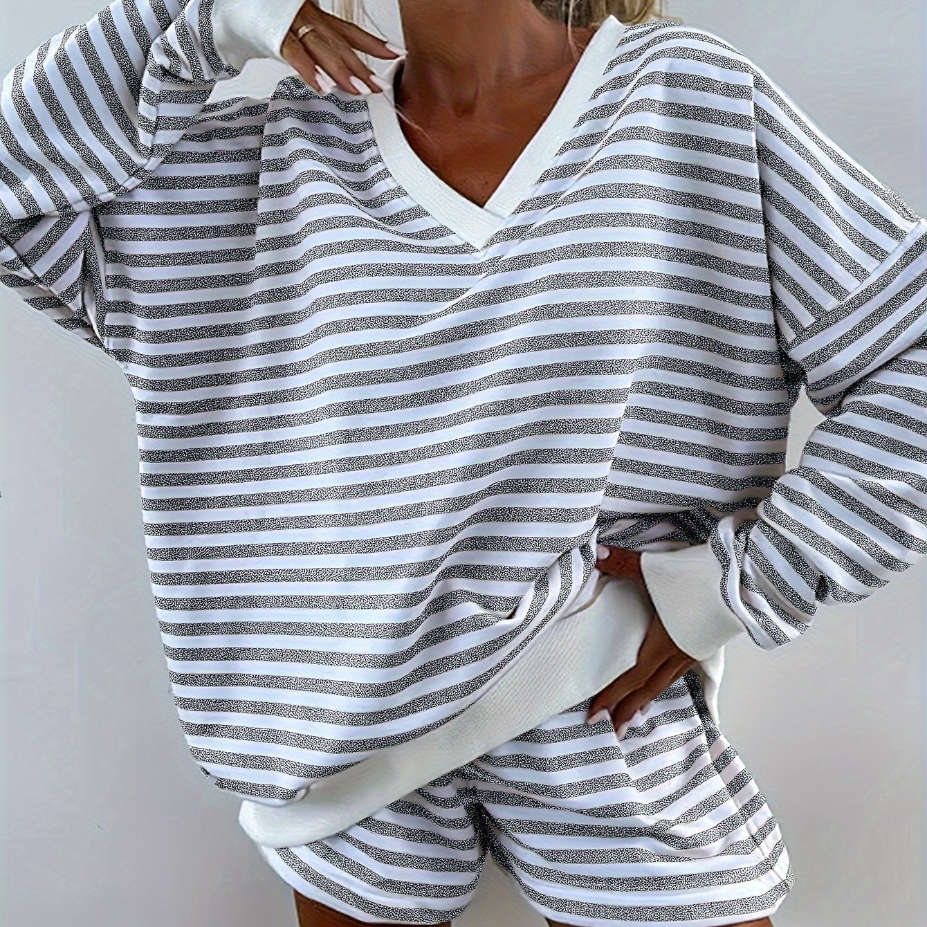 Brooklyn™ – Casual Striped Lounge Set