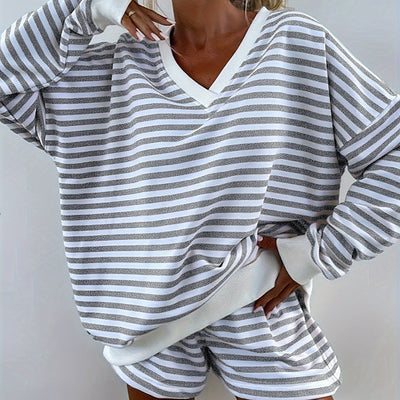 Brooklyn™ – Casual Striped Lounge Set