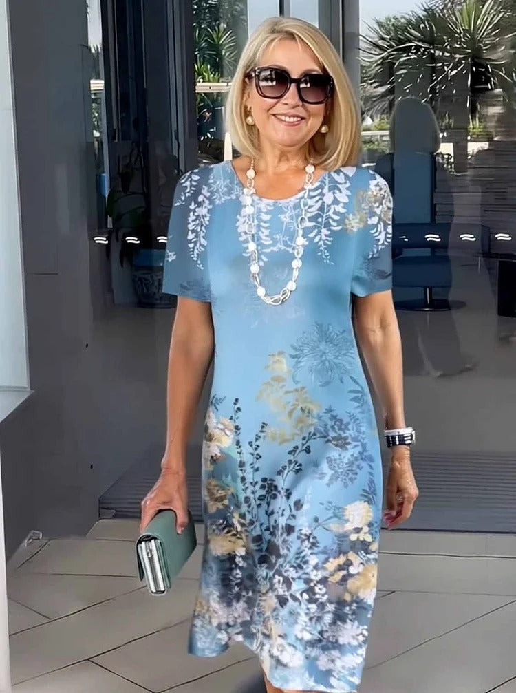 CATHERINE | RELAXED FLORAL SHIFT DRESS