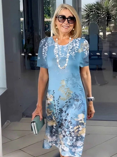 CATHERINE | RELAXED FLORAL SHIFT DRESS