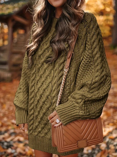 Chloé – Twisted Knit Sweater Dress