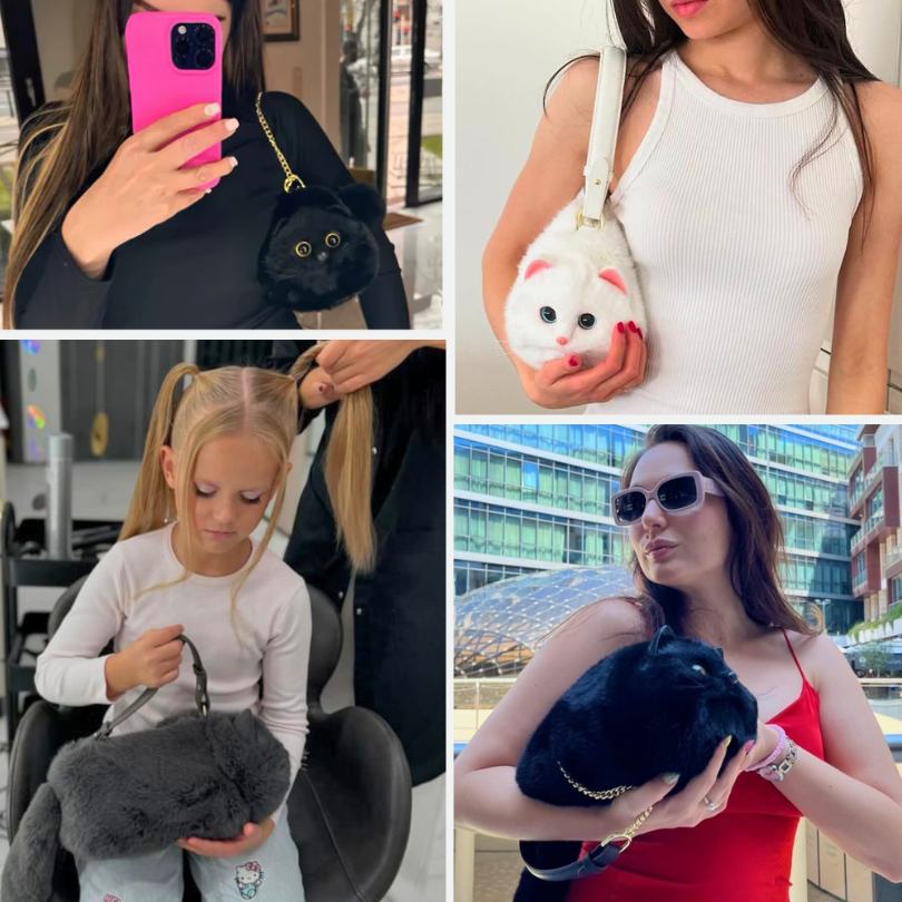 TheKittyPurse™ — Unleash Your Charm with a Playfully Luxurious Statement Bag