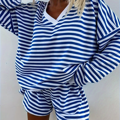 Brooklyn™ – Casual Striped Lounge Set
