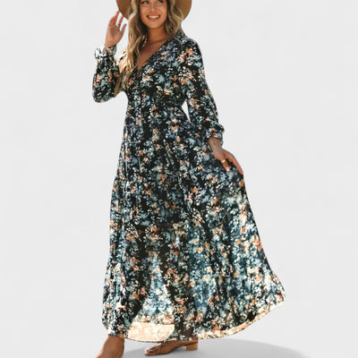 Zinnia | Floral Tiered Maxi Dress