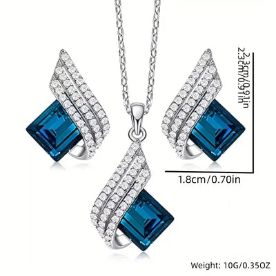 Brienne Solazure Jewelry Set | White Gold 16k