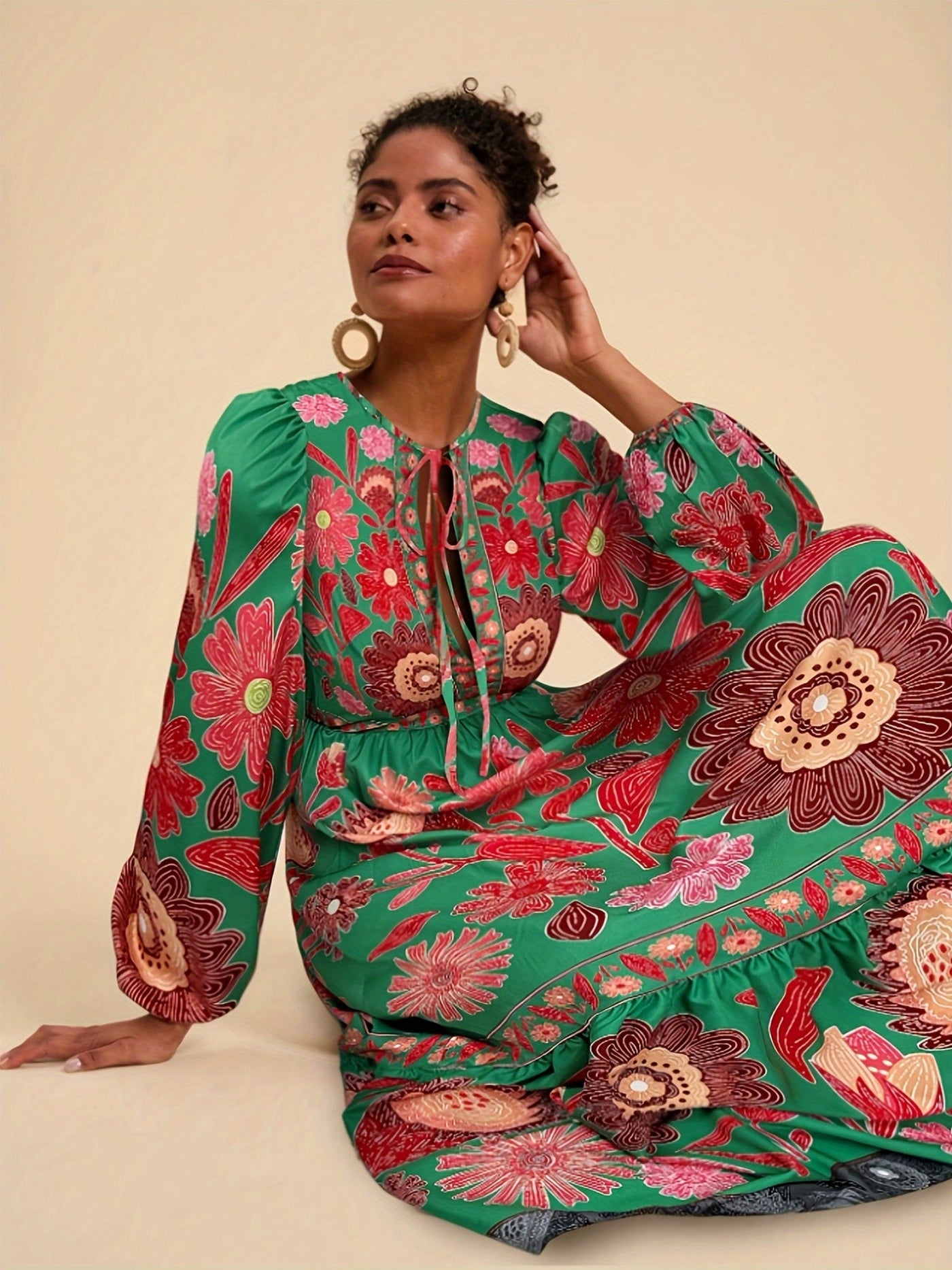 Isabella | Bohemian Floral Maxi Dress