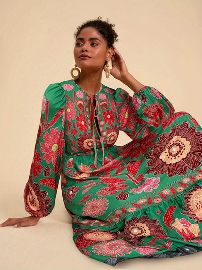 Isabella | Bohemian Floral Maxi Dress