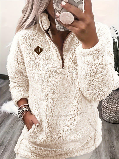 NORTHLINE STUDIO | Patch Quarter Zip Pullover