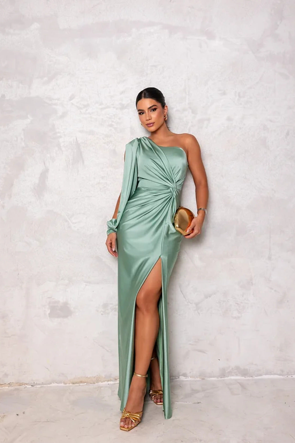 PAIGE | ONE-SHOULDER EVENING GOWN