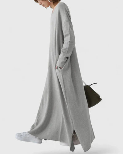 Olivyra | Comfortable V-Neck Dress