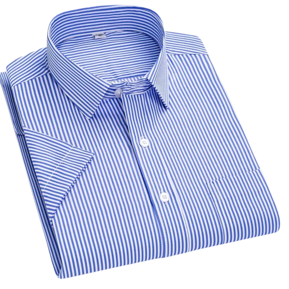 Stravero – Men’s Classic Striped Dress Shirt