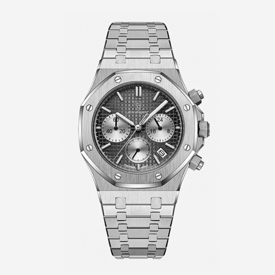 Damian | Iconic Steel Frame Bold Chronograph Design Watch