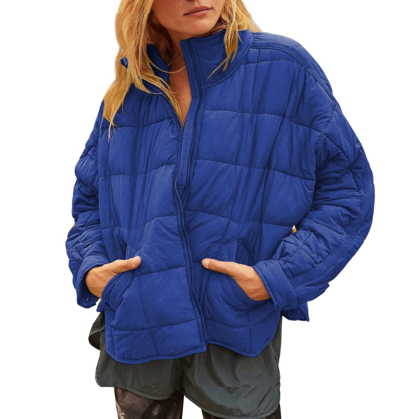 April™ – Lightweight Compact Zip Puffer Jacket