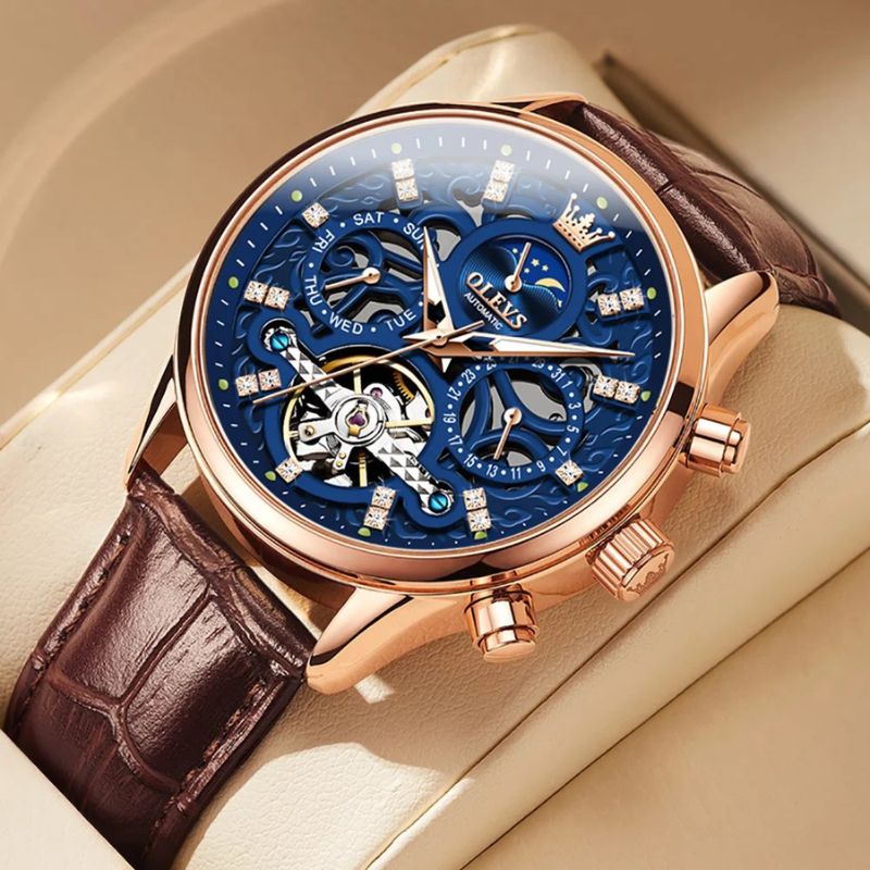 Harry Melbourne® - Mechanical Automatic Watch with Leather Strap
