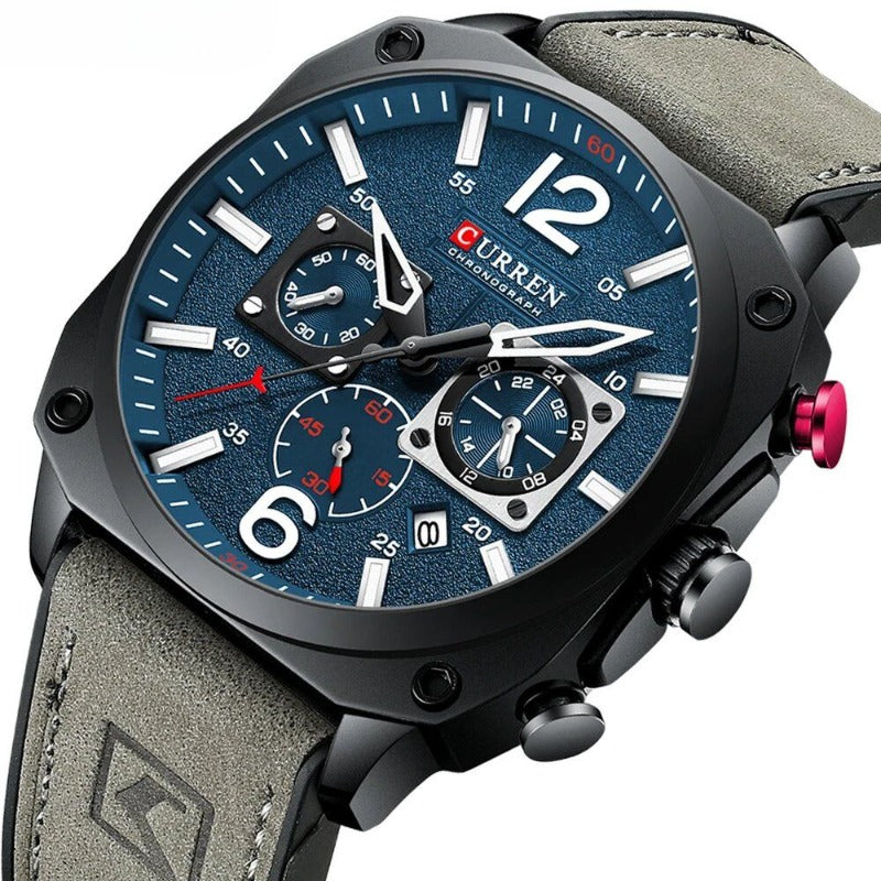 Harry Melbourne® - Excellent Business Leather Quartz Watch