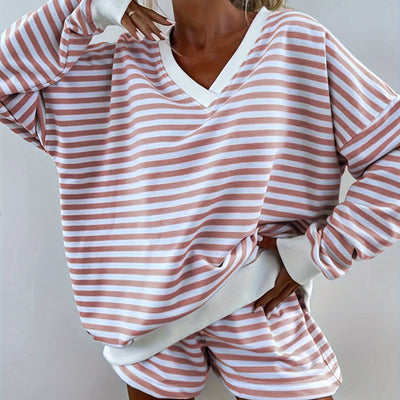Brooklyn™ – Casual Striped Lounge Set